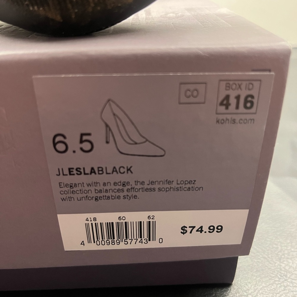 Jennifer Lopez Heels - Size 6.5 - Worn once/like new in box - Picture 10 of 10